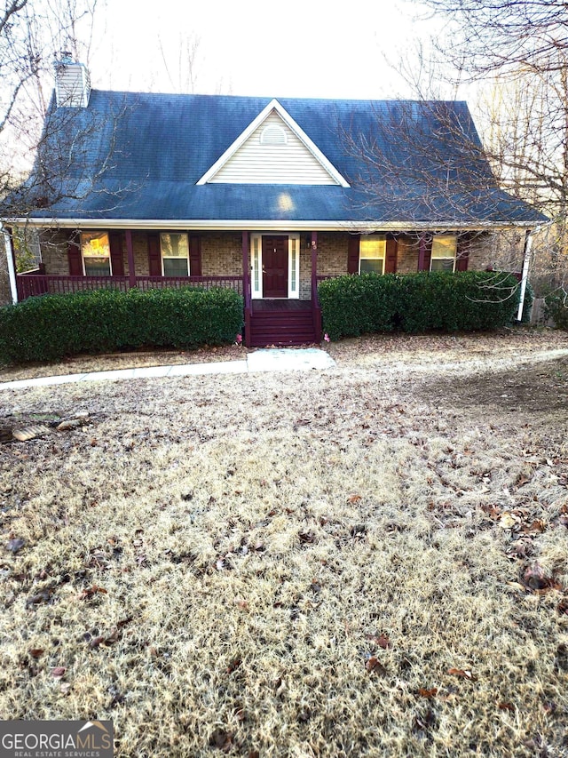 view of ranch-style house