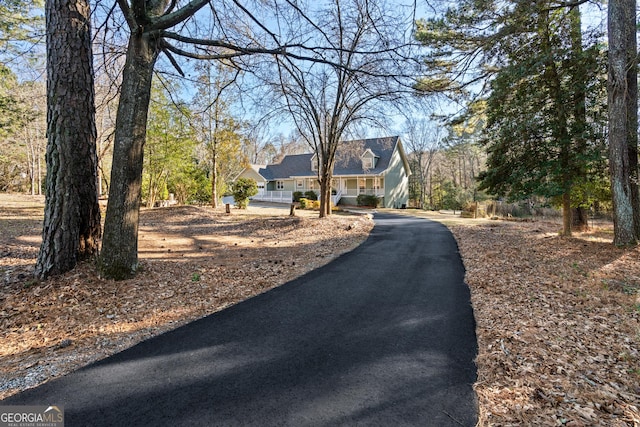 view of road