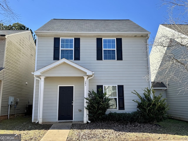 view of front of home