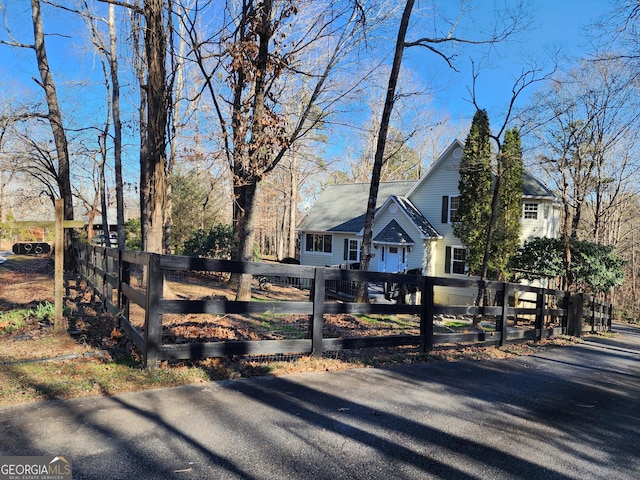 view of front of home