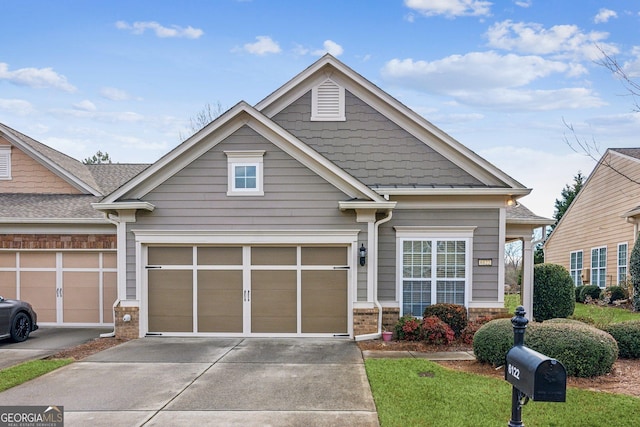 view of craftsman inspired home