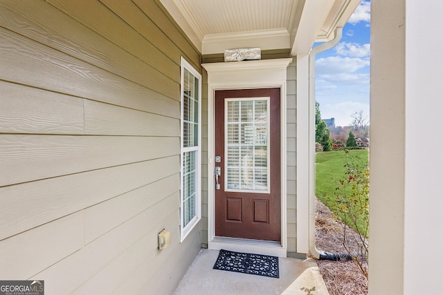 view of entrance to property