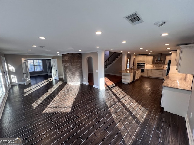 interior space featuring sink