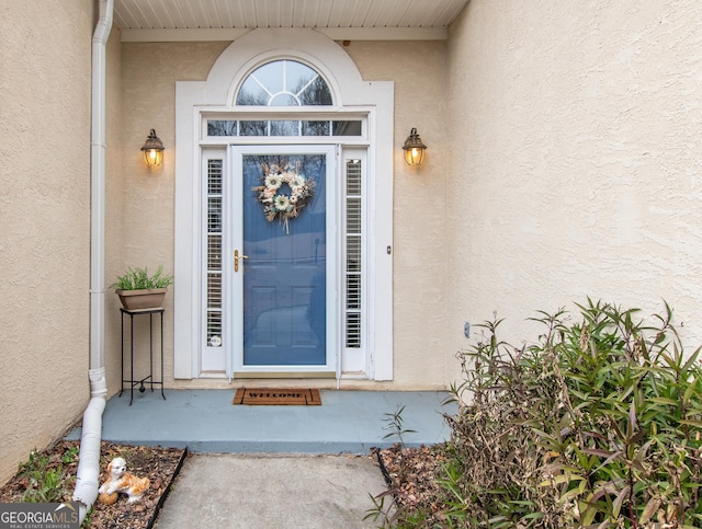 view of entrance to property