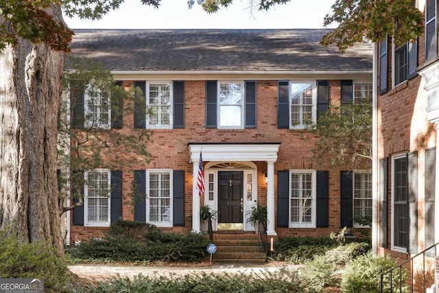 view of colonial home