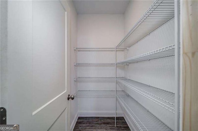 view of pantry