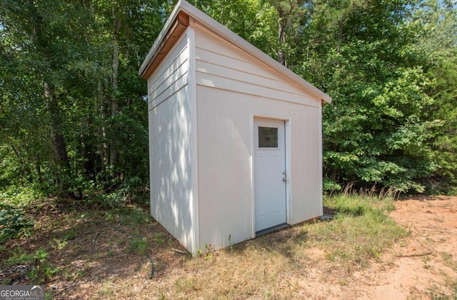 view of outdoor structure