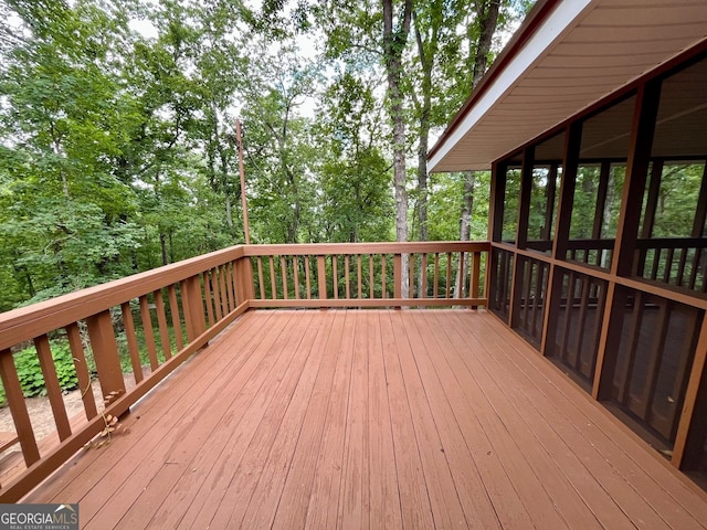 view of deck