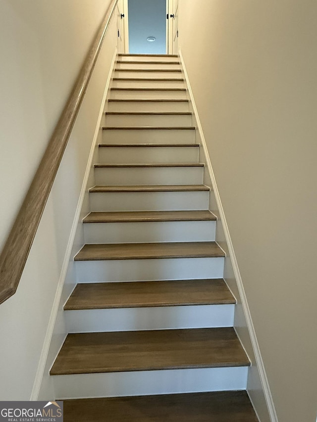 view of staircase