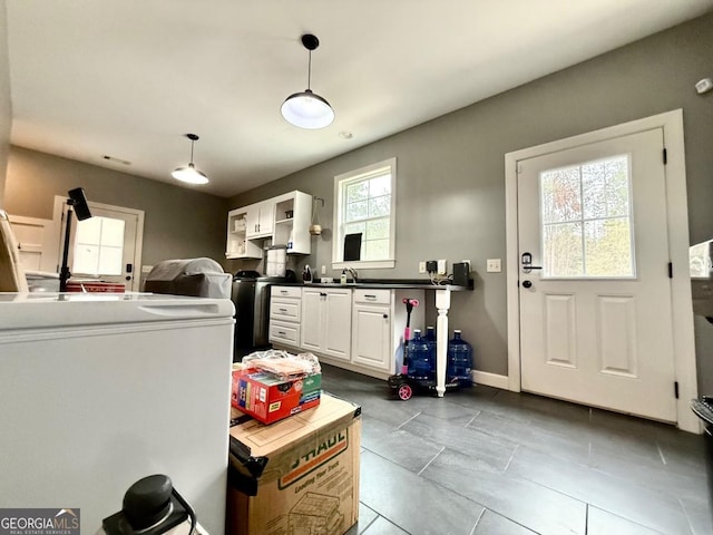 laundry room with sink