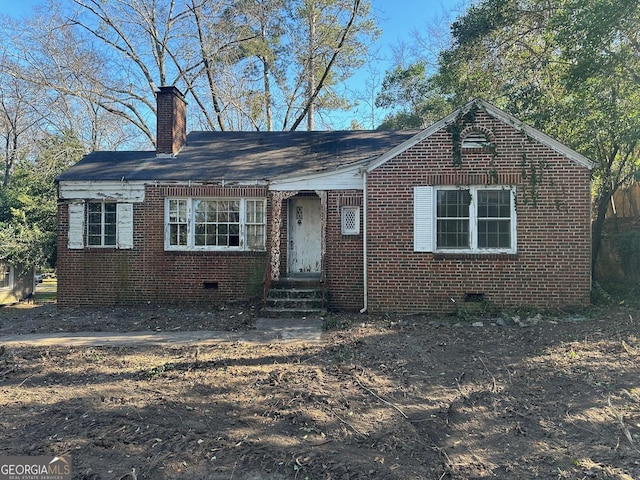 view of front of property