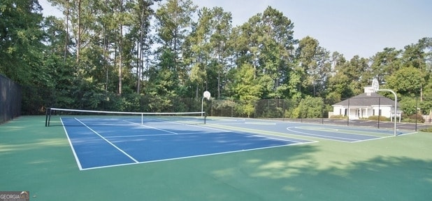 view of sport court