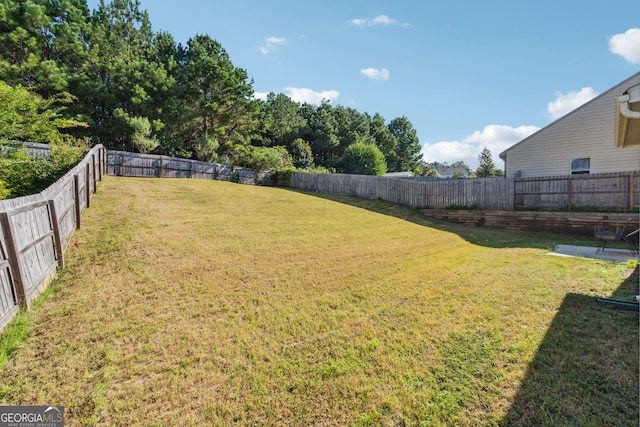 view of yard