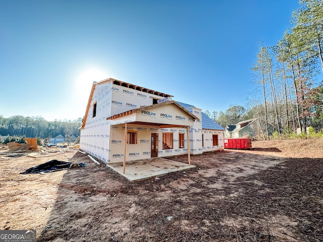 view of back of property