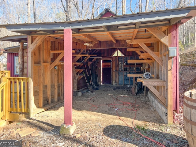 view of outbuilding