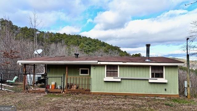 view of back of property