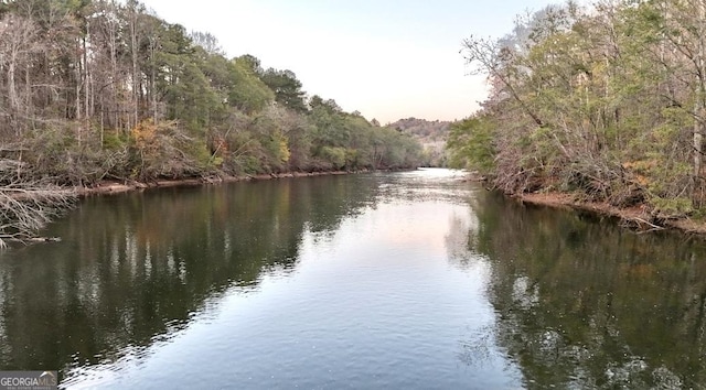 view of water feature