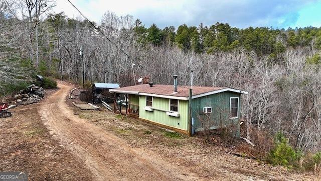 view of property exterior