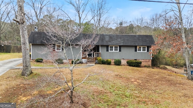 view of ranch-style home