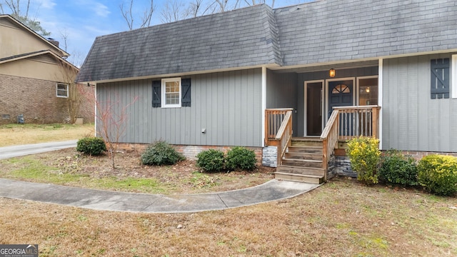 exterior space featuring covered porch