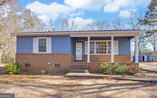 view of front of home