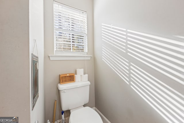 bathroom with toilet