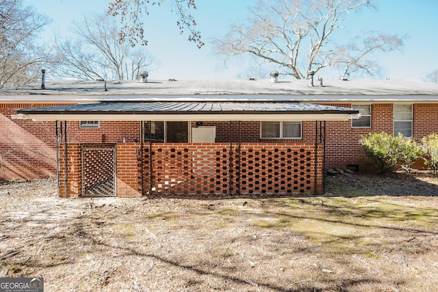 view of rear view of house