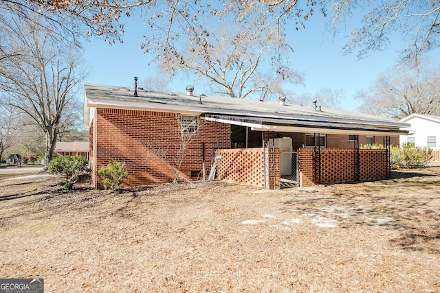 view of rear view of house