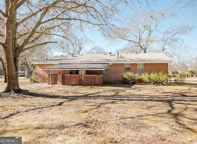 view of rear view of property