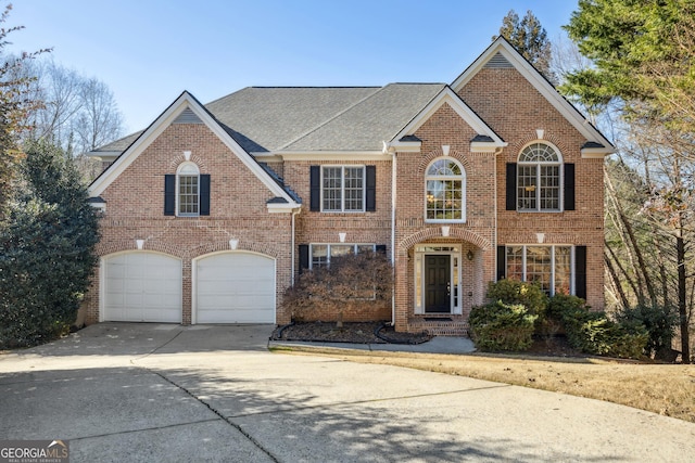 front facade featuring a garage