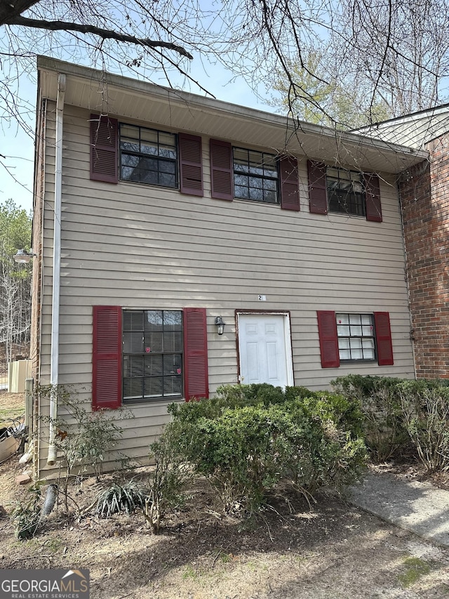 view of front of home