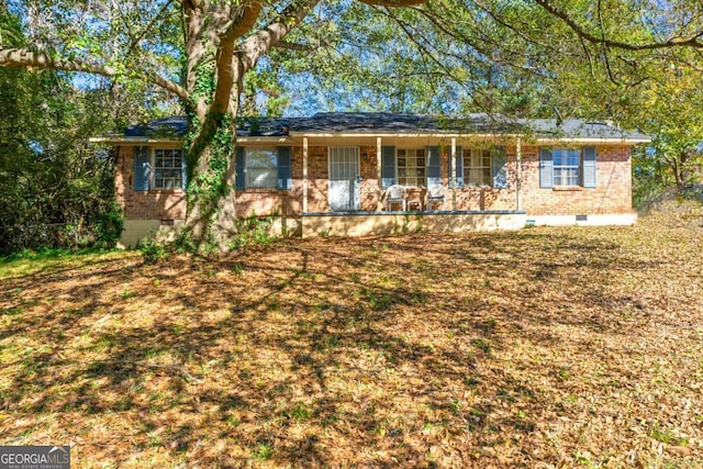 view of ranch-style house