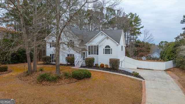 view of front of home