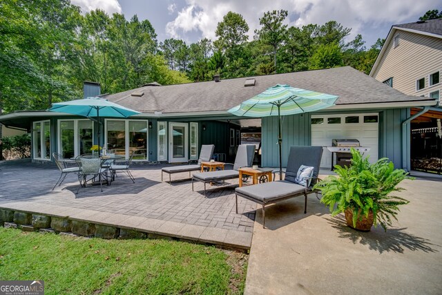 back of house featuring a patio area