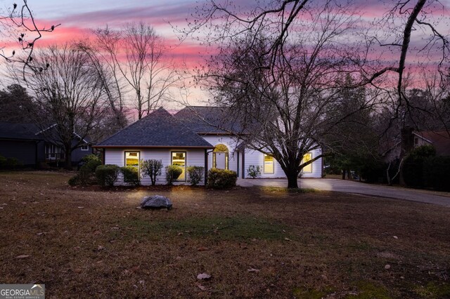 ranch-style house with a garage