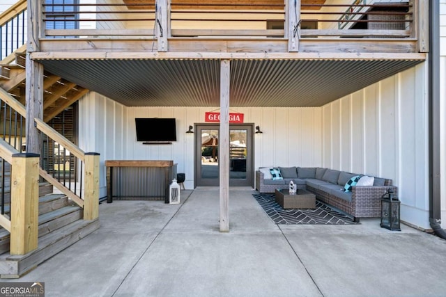 view of patio / terrace with outdoor lounge area