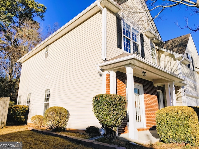 view of side of home