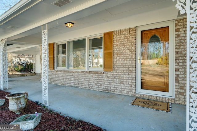 view of entrance to property