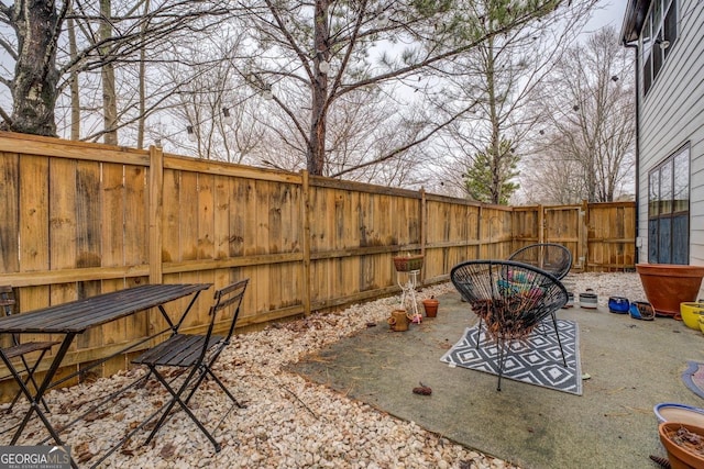 view of patio