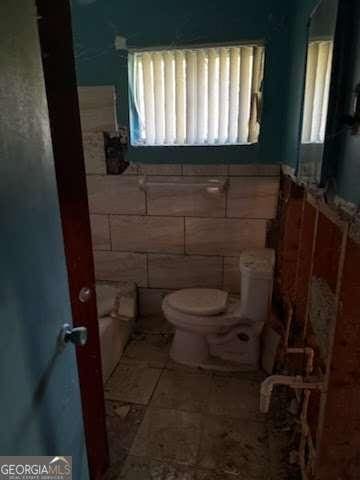 bathroom with toilet