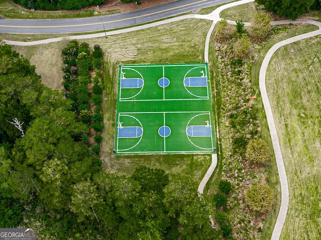 view of sport court