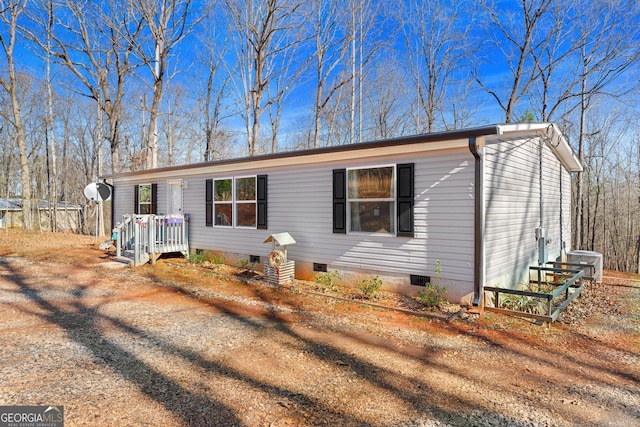 view of manufactured / mobile home