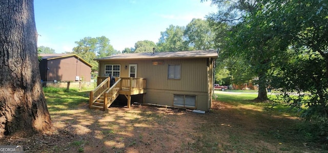 view of rear view of house