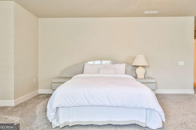 bedroom featuring carpet floors