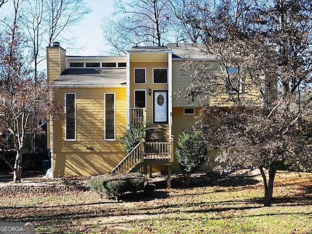 view of front of home