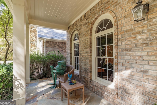 view of patio / terrace featuring a porch