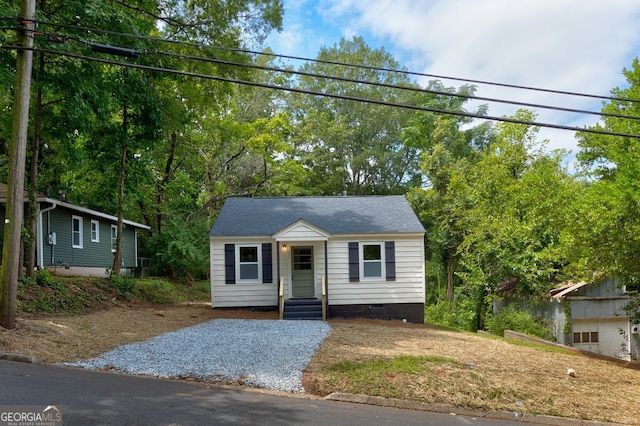 view of front of property