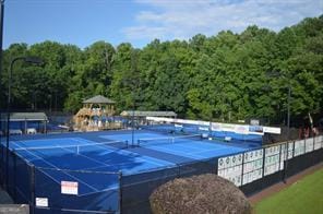 view of tennis court