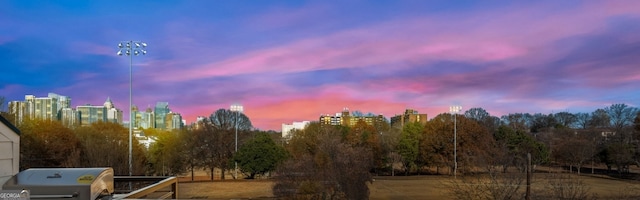 exterior space featuring a view of city