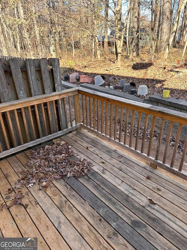 view of deck